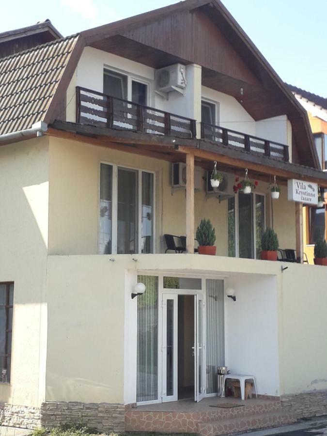 Pensiunea Krystinne Hunedoara Esterno foto